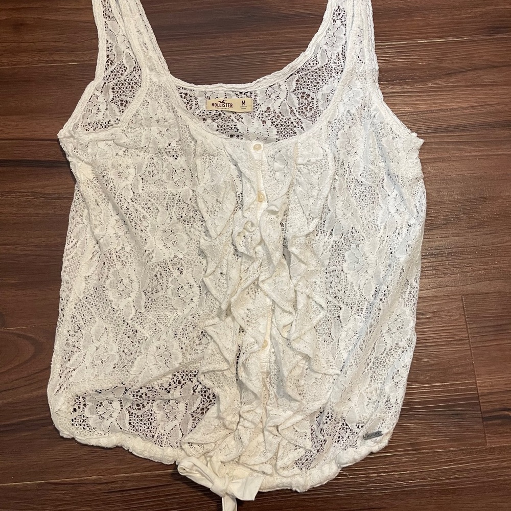 HOLLISTER LACE TANK TOP